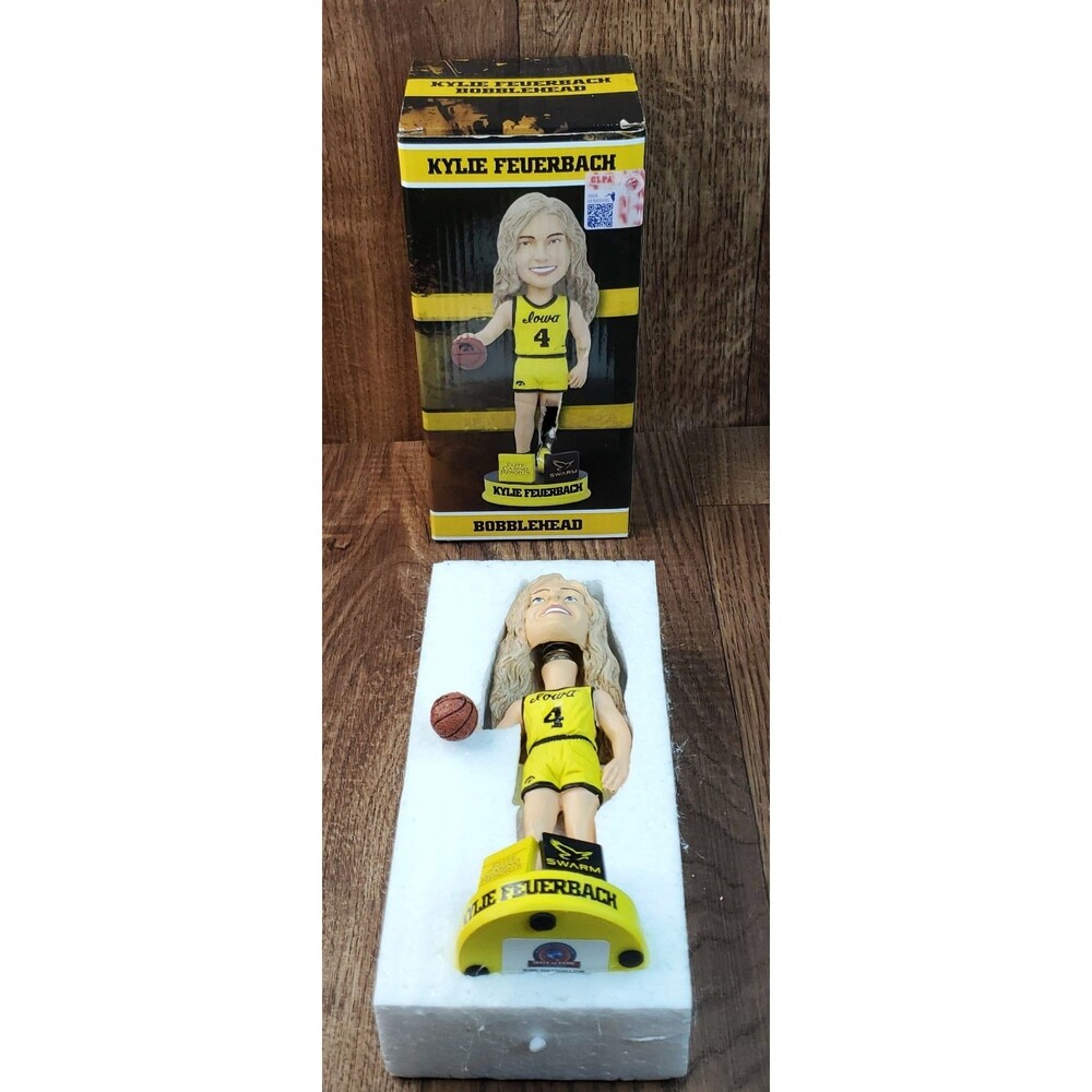 Kylie Feuerbach Iowa Hawkeyes Casino Bobblehead NCAA College Basketball NIB